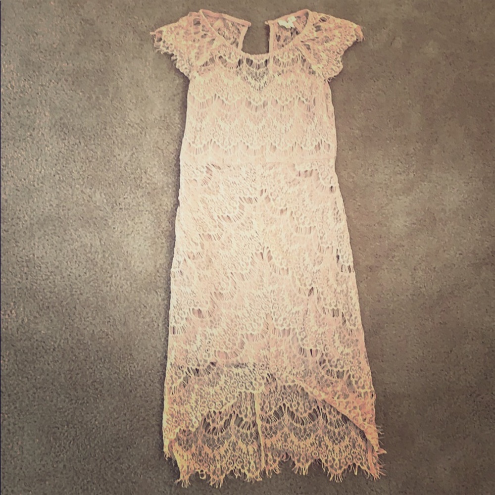 Soiéblu Cream Lace Dress